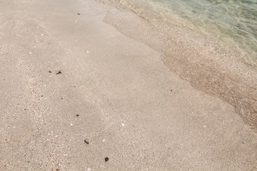 Fototapeta na wymiar Beautiful White Sand 