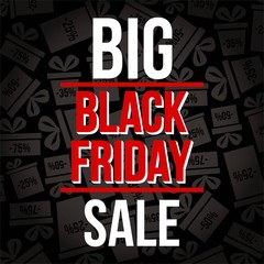 Abstract vector black friday sale layout background. For art template design, list, page, mockup brochure style, banner, idea, cover, booklet, print, flyer, book, blank, card, ad, sign, poster, badge.