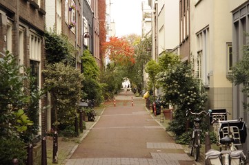 Fototapeta na wymiar Amsterdam street