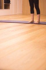 Fototapeta na wymiar Yoga pilates studio gym