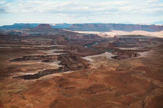 Overlooking a Canyon at Canyonlands
