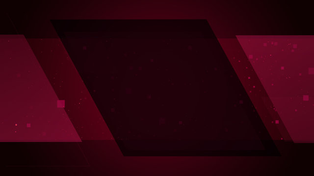 Angular Deep Red Overlay