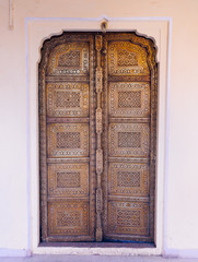 Old Golden Doors of the Jaipur City Palace