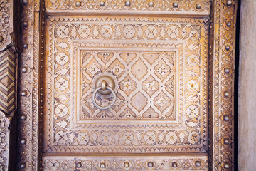 Old Golden Doors of the Jaipur City Palace