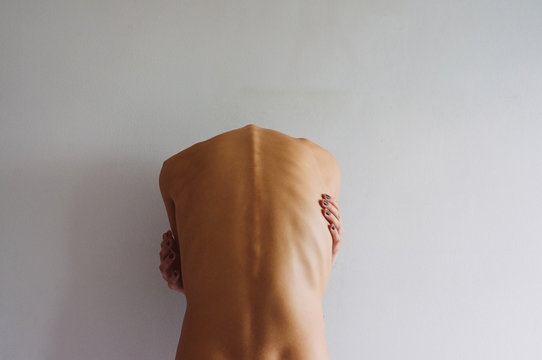 Back of naked woman