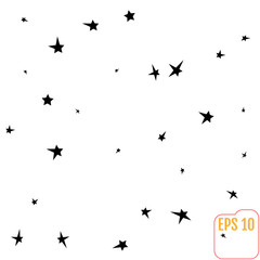 Modern Geometric Star Pattern. Vector Star Pattern Background