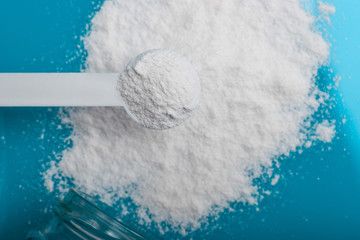 Dry Chemical Powder. Could be a natural chemical extract or product of industrial chemistry.