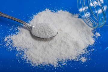 Dry Chemical Powder. Could be a natural chemical extract or product of industrial chemistry.