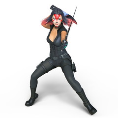 Obraz premium 女性戦士