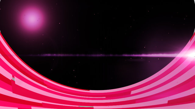 Pixelated Pink Lines Overlay with Light Effect 2