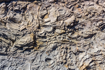 Sedimentary rock. Structure of natural stone. Background.