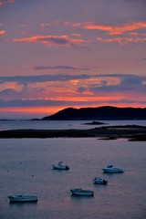 Coucher de soleil sur la Bretagne