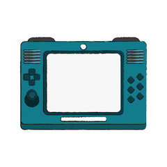 Portable videgame console icon vector illustration graphic design