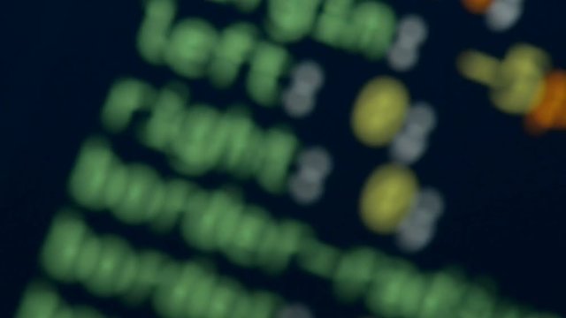 HTML and CSS code developing. Website design code programming on a laptop screen