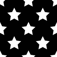 Obraz premium Seamless pattern with stars in a Scandinavian style