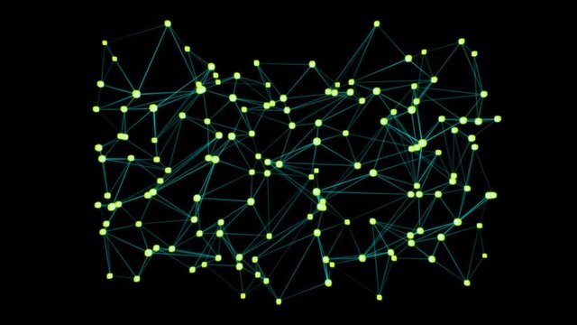 Connected dots and line with alpha channel