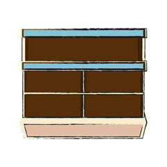 bakery empty stand icon vector illustration graphic design