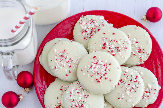 Chocolate Peppermint Holiday Cookies