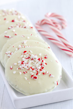 Chocolate Peppermint Holiday Cookies