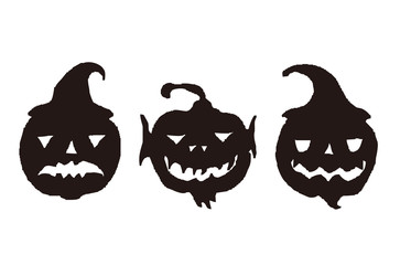 お化けかぼちゃ3つ