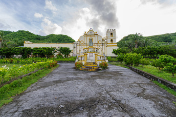 San Jose de Obrero Church view from road, Batanes