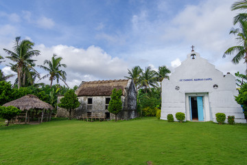 Fototapeta na wymiar church in Bario, Sabtang Island, Batanes
