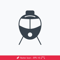 Fototapeta premium High Speed Train (Bullet Train) Icon / Vector