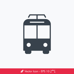 Tram Icon / Vector