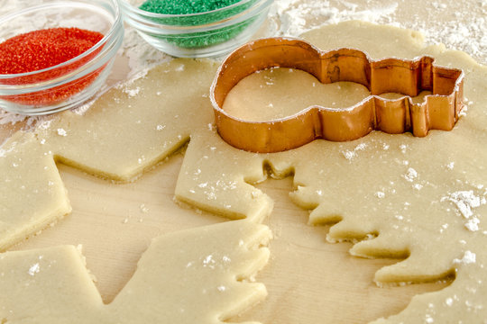 Sugar Cookies Ingredients and Cutters