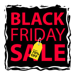 black friday invitation