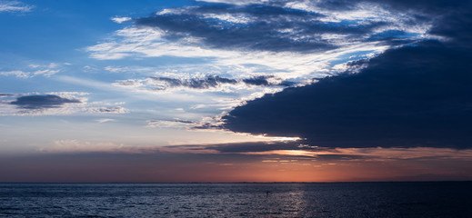 Fototapeta na wymiar Sunset - Trieste, Italy, Europe