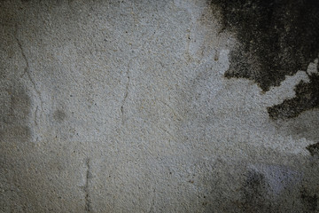 Background cement floor or gray with black background.Or abstract gray space