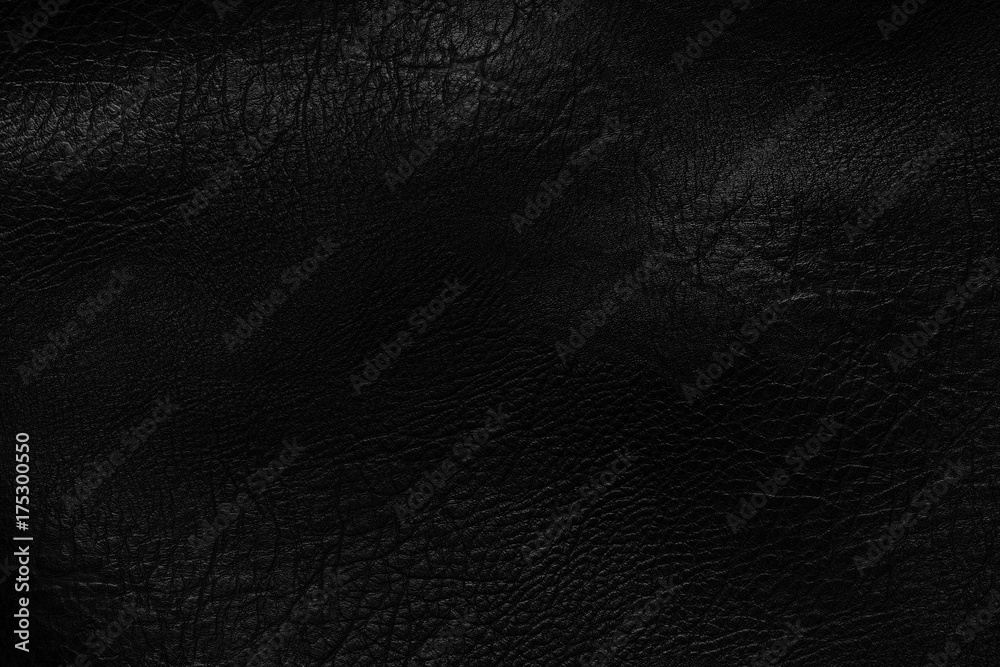 Wall mural luxury black leather texture background, black leather texture background