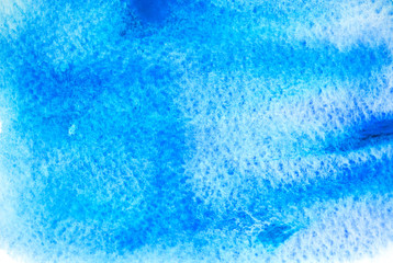 blue watercolor.