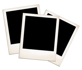 Old Photo Frames isolated on white