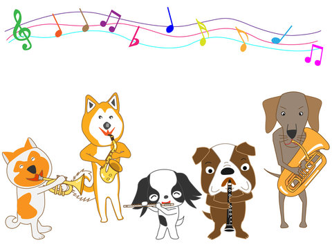 犬のコンサート