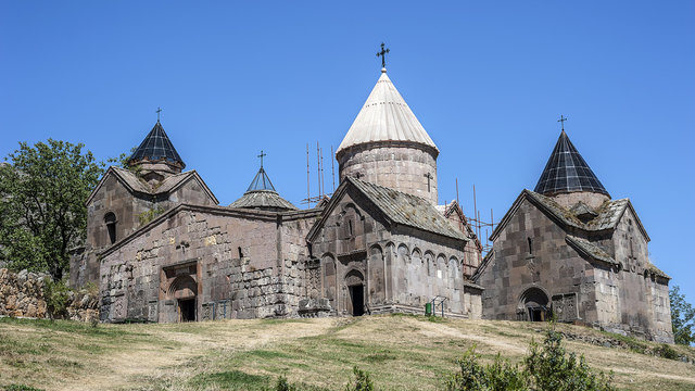 General view of the monastery complex Goshavank.