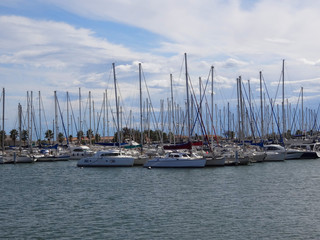Fototapeta na wymiar Port de Gruissan 