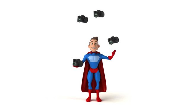 Fun superhero - 3D Animation