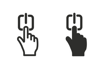 Touch vector icon.