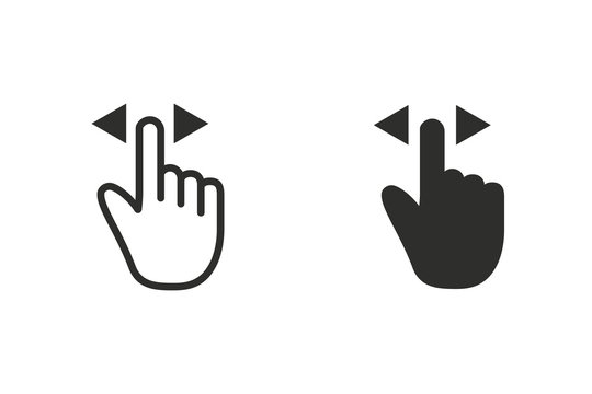 Touch vector icon.