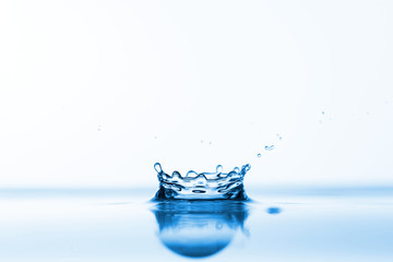 Photo of water splashes and ripples background