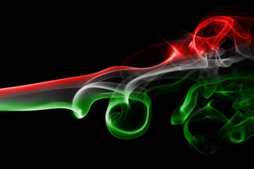 Hungary national smoke flag