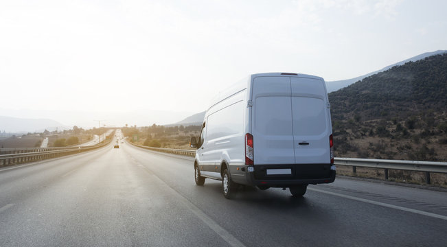 Van On Highway