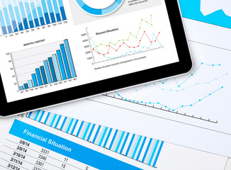 Obraz premium Financial report