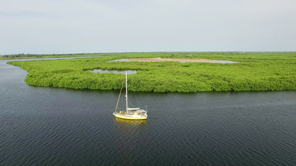Sail in the mangrove - Senegal