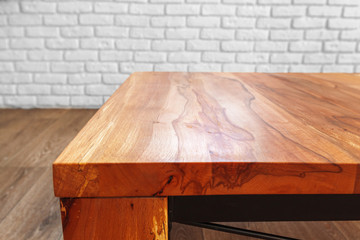 modern wooden table