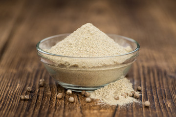 Portion of White Pepper