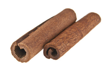 Cinnamon isolated on white background