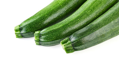 zucchini isolated on white background